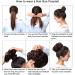 Hair Bun Hairpiece for Women Synthetic Bun Hair Extension Messy Bun Hair Piece Elastic Wavy Curly Chignon Updo Fake Scrunchies Ponytail Extension for Women Girls Hair Chignons(24T613) - Buy Online on GoSupps.com