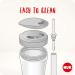 NUK Action Cup Toddler Cup | Twist Close Soft Drinking Straw | Leak-Proof | BPA-Free | 230ml | Hearts (Neutral) | 2 Piece Set - Buy Online on GoSupps.com