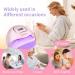 RAYOCON 120W UV LED Gel Nail Lamp - Fast Curing Nail Dryer for Salon & Home 45 Lamp Beads Pink - International Shipping Available - Buy Online on GoSupps.com