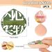 4 Pack Korean Makeup Sponges | Drop Shape Beauty Blenders for Concealer & Foundation | Soft Powder Cushion in Beige Pink Green Yellow - Buy Online on GoSupps.com