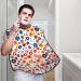 Spring Floral Fancy Shaving Bib - Waterproof Beard Apron | Perfect Gifts for Dad | One Size Fits All - Buy Online on GoSupps.com
