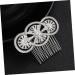 MUSISALY Bridal Headdress Tiara Wedding Headpiece Bridal Hair Comb Bride European and American Hairpin - Buy Online on GoSupps.com