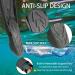 Adult Full Foot Pocket Fins for Diving and Snorkeling - Black Long Flippers for Freediving, Seafishing, and Swimming - Professional Soft Dive Fins with Bag - US Men 9-9.5 | US Lady 11-11.5 - Buy Online on GoSupps.com