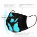 Adults Black Disposable_Face_Masks_Butterflies_Printed_Face_Cover Non-Woven Fabric Comfotable for Outdoor Daily Protction - Buy Online on GoSupps.com
