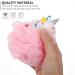 Minkissy 2Pcs Unicorn Shower Loofah - Exfoliating Bath Mesh Pouf Balls for Kids & Adults - Pink Unicorn Body Scrubber - Buy Online on GoSupps.com