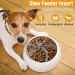 Cuttable Slow Feeder Dog Bowl Insert with 36 Suction Cups - Suitable for Most Dog Bowls or Dishes - Buy Online on GoSupps.com