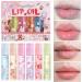 Clear Lip Gloss Sets For Teenage Girls 6 Pcs Flower-Flavored Lip Oil Lovely Gift No-Sticky Liquid Lipstick Long Lasting Lip Glow Balm Lip Care Natural Plant Formula - Buy Online on GoSupps.com