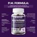 Multivitamin for Women AM & PM - Melatonin Free with w/Algae Calcium Omega-3 Vitamin D3K2 Magnesium for Energy & Relaxation Rest Skin Hair Support - Sugar Free 24-Hour Support Vegan 120 Count - Buy Online on GoSupps.com