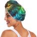 Cool Rainbow Dragon Hair Towel 2 Pack - Super Absorbent Quick Dry Hair Turbans for Women & Girls - Buy Online on GoSupps.com