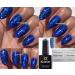 Bluesky Nail Gel Polish BLUE GLITTER Blue Royal Ocean Blue Diamond Glitter Sparkle BLZ02 UV LED Soak Off 10ml