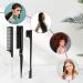 Dacitiery 3 Pcs Slick Brush Set - Hair Teasing, Edge Control, Bristle Brush Set - Grooming Combs for Women, Babies, and Kids (Black) - Buy Online on GoSupps.com
