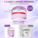 HEBECA Heated Eyelash Curler Professional - Eye Lashes Curler with Innovative Heating Silicone Electric Eyelashes Curler with 600mAh Rechargeable Battery Voilet EC4001 - Buy Online on GoSupps.com