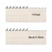 14Pieces 8 x 5 Inch Blank Craft DIY Canvas Pen Pencil Case- Cotton Canvas Invoice Bill Bag Makeup Bag Cosmetic Bag Multipurpose Travel Toiletry Pouch with Black Zipper (beige, 14) beige 14