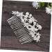 HAPINARY Bride Insert Comb Wedding Hair Comb Tiara Bridal Headdress Wedding Headpiece Pearl Hair Comb Accessories Bride Alloy - Buy Online on GoSupps.com