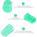 MAGICLULU 2 Pairs Slippers Quick Drying Shower Slippers Green Home Indoor Slippers Non Dorm Shoes Gym Foot Spa Soak Tub Shower Footware Massaging Travel Pvc Household Plastic Barrel 23x9cm 6x2pcs Greenx2pcs - Buy Online on GoSupps.com