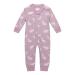 Owlivia Organic Cotton Baby Boy Girl Zip Up Sleep N Play Footless Baby Romper Long Sleeve Baby Pyjama (Size newborn-24 Months) Feather 12-18 Months