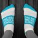 Gone For a Run Women's Inspirational Athletic Running Socks - Mother Runner | Low Cut Woven Design in Teal | Over 25 Styles Available - Buy Online on GoSupps.com
