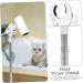 NOLITOY 2pcs Pet Hair Dryer Pet Grooming Hair Dryer Stand Dog Hair Dryer Stand Dog Dryer Blow Plastic White 108X21X21CMx2pcs Whitex2pcs - Buy Online on GoSupps.com