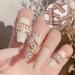 NICENEEDED 36 Strips Diamond Nail Art Chains 3D Crystal Word Nail Charms with Nail Rhinestones Glitter Bling Design Nail Ornaments DIY Design Decorations for Manicure Tips - Buy Online on GoSupps.com