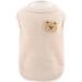 SMALLLEE_LUCKY_STORE Cute Bear Waffle Knit Tank Top Puppy T-shirt for Small Dogs Cats Boy Girl Stretchy Tee Shirt Vest Yorkie Chihuahua Pet Summer Clothes Cream S S cream - Buy Online on GoSupps.com