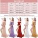 Maeau Maternity Photography Props Dress XL White - Elegant Ladies Wedding Party Photography Dress - Buy Online on GoSupps.com