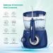 Initio 600ML Water Flosser for Teeth - Dental Water Teeth Cleaner with 2 Modes & 10 Adjustable Pressure - 6 Tips for Multiple Users - Blue - Buy Online on GoSupps.com