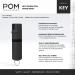 POM Pepper Spray Keychain - Maximum Strength Self Defense - Compact Design, 25 Bursts, 10ft Range - Black - Buy Online on GoSupps.com