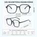 Kaeoisfu Oversized Square Reading Glasses for Men & Women | Fashionable Blue Light Blocking Multi-Colored 1.0 Diopters - Buy Online on GoSupps.com