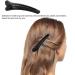 12 Large Duck Hair Clips Set for Hairdressing - Black Crocodile Clamps for Salon & Sports - 3 Sizes Included - Buy Online on GoSupps.com