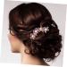 DOITOOL Flower Hair Comb ball head bride hair accessories large bride hair clip comb pearl ponytail Diamond hair clips flower hair accessories spring hair accessories Wedding Hair Comb - Buy Online on GoSupps.com