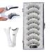 Siopob Magnetic Eyelashes Natural Look - No Glue Magnetic Lashes Soft Artificial Eyelashes - Eye Makeup 2 Pairs Magnetic Lash Strips Reusable False Eyelashes Kit for 3D Natural Look