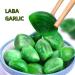 Laba Garlic Pickled Cloves in Jar | Jade Green Garlic | Vegan Chinese Snack | Shandong Specialty - Buy Online on GoSupps.com