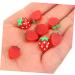 FRCOLOR 300 Pcs Nail Fruits Decoration Strawberry Nail Tool Lip Gloss Hand Cherry Slices Fruit Flatback Travel Bottles for Toiletries Nail Fruit Slices Pineapple Accessories Red Resin 3d - Buy Online on GoSupps.com