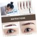 NOLITOY Makeup Gadgets 24 Pcs Eyebrow Stickers Hair Lady Tools Imitation Eyebrow Tattoos Transfer Stickers Water Proof 3d mediumx4pcs Brownx4pcs - Buy Online on GoSupps.com