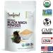 Sunfood Raw Organic Black Maca Powder 4 oz - Superfood for Energy & Wellness - Buy Online on GoSupps.com