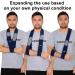 Supregear Adjustable Lightweight Arm Sling | Breathable Shoulder Immobilizer Support 180cm - Dark Blue - Buy Online on GoSupps.com