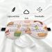Funny Silk Blackout Eye Mask for Sleep & Travel - Kdqua Adjustable Eye Cover for Men Women Kids - Wake Me Up for Food & Drinks - Buy Online on GoSupps.com