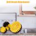 Power Scrubber Drill Brush Attachment Set - 3 Pack for Grout, Tiles, Sinks, Car, Bathtub, Bathroom, and Kitchen Surfaces - Buy Online on GoSupps.com