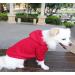 Hualisiji XL Red Hooded Sweater for Dogs | Christmas Dog Hoodie | Warm Lightweight Soft Texture | Easy to Wear - Buy Online on GoSupps.com