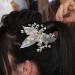 Lurrose Bridal Hair Clips - Green Leaf & Crystal Accessories for Weddings & Parties - Buy Online on GoSupps.com