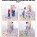 Hopscotch Hoop Balance Exercise Hand Foot Coordination 10PCS Sensory Training Hoops for Jumping Activities Multi-Purpose Eco-Friendly Dia 47cm / 18.5in - Buy Online on GoSupps.com