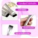 Giantree Flat Foundation Brush Super Thin Liquid Foundation Brush Traceless Makeup Foundation Brush Set for Liquid Cream Foundation Concealer Brush Makeup Brushes - Buy Online on GoSupps.com