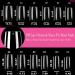 UNA GELLA Short Square Fake Nails - 216pcs Gel Nail Tips for Acrylic and French Nail Art - Buy Online on GoSupps.com