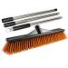 Hard Small Grout Brush Stiff Scrubber Brush | Portable Floor Scrub Brush Grout Brush Outdoor Sweeping Brush for Warehouses Garages Balconies Decks Swimming Pools 50cm