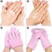 Bzwyonst 3X Moisturizing Gel Socks Gloves Set Hands Feet Skin Care Spa Treatment Hydrating Cool Heel Booties Socks - Buy Online on GoSupps.com