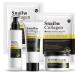 All About Snail Korean Skincare Snail Collagen Face Care Kit Facial Skin Care Sets Anti Aging Skin Care Set with Snail Lotion Cleanser Cream and Facial Mask Skin Care Gift Set for Women Girls