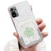 Tivenfezk Nadoli Silicone Sparkle wallet case for Xiaomi Redmi Note 10s bling glitter star soft TPU protective cover cell phone case scratch -resistant with credit card holder xiaomi redmi note 10s clear