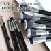 Zoreya Makeup Brush Set - Premium 15 Piece Kabuki Brush Set for Cosmetics - Cruelty-Free Synthetic Brushes for Foundation, Concealer, Blush, and Eye Shadows - Buy Online on GoSupps.com