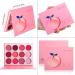 DE'LANCI Pink Purple Eyeshadow Palette Makeup 12 Colors Pigmented Matte Shimmer Cute Eye Shadow Tone Small Bright Peach Red Violet Eyeshadow Pallet Long Lasting Shades For Girl Women Summer Travel - Buy Online on GoSupps.com