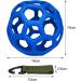 Hanging Hay Feeder Ball for Rabbits & Guinea Pigs - Pet Food Dispenser & Toy - Blue - Buy Online on GoSupps.com